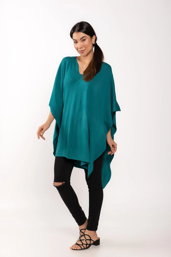 Poncho em viscose