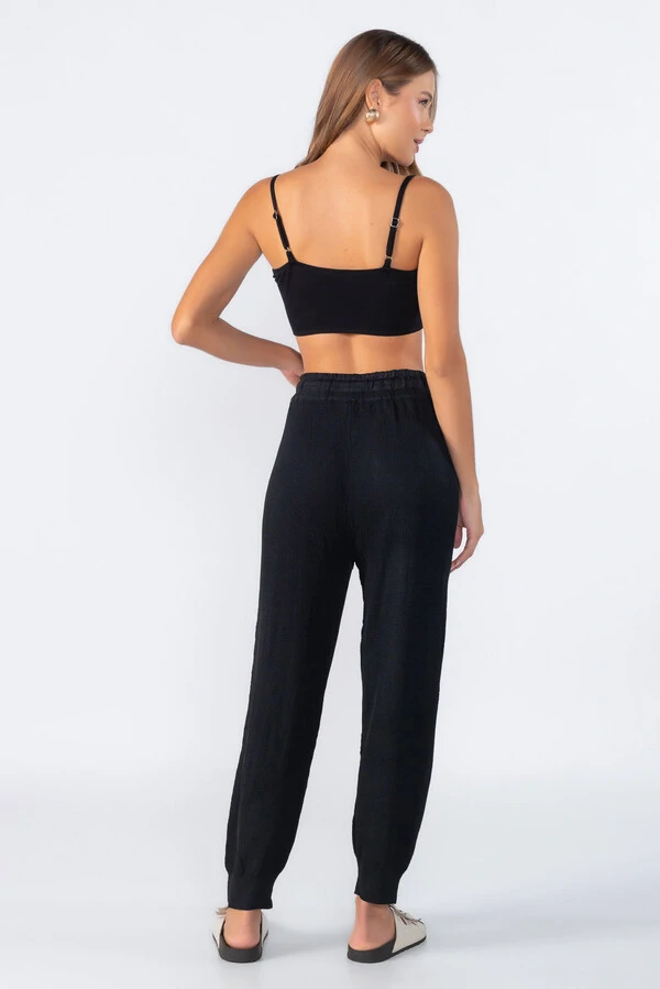 Calca jogger com cordao