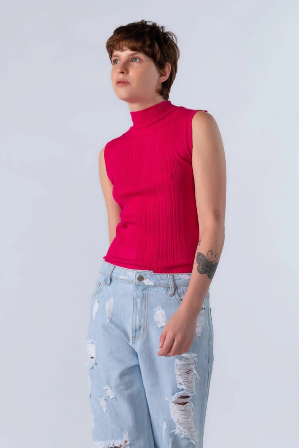 Blusa basica em viscose
