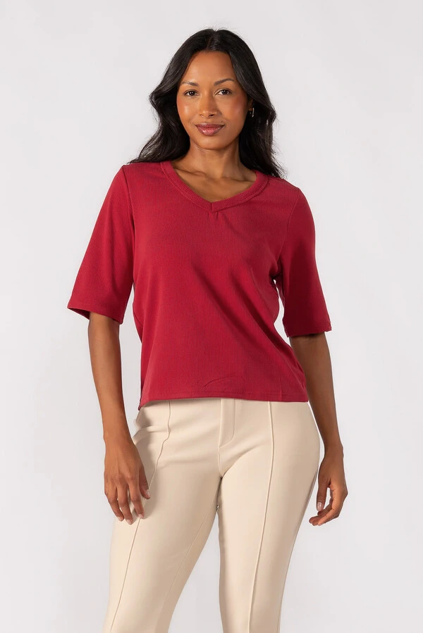 Blusa oversized manga 3/4