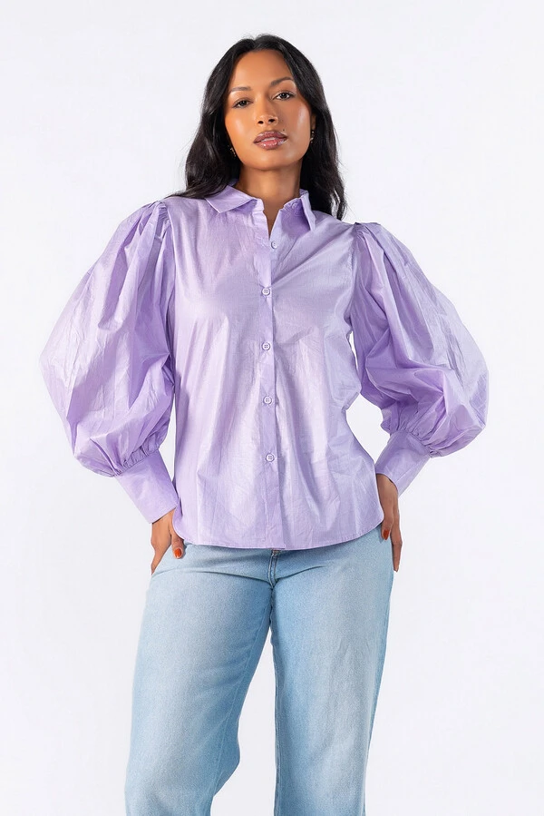 Camisa manga bufante
