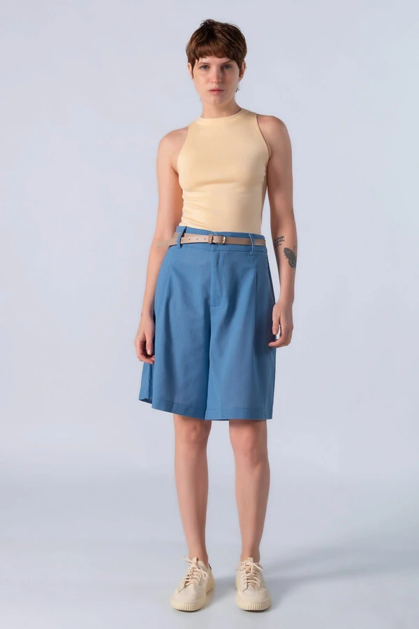 Blusa regata em viscose lisa
