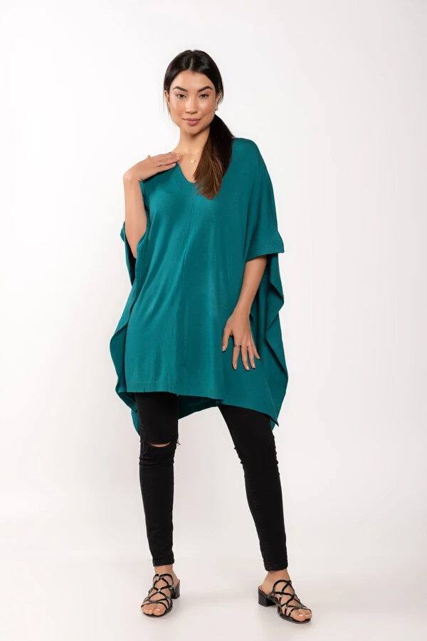 Poncho em viscose