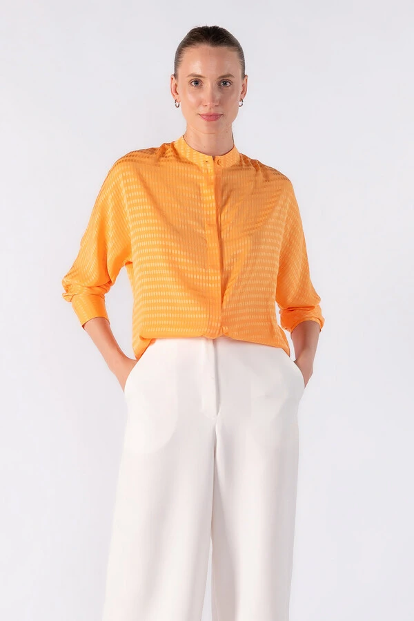 Camisa manga longa vista dupla