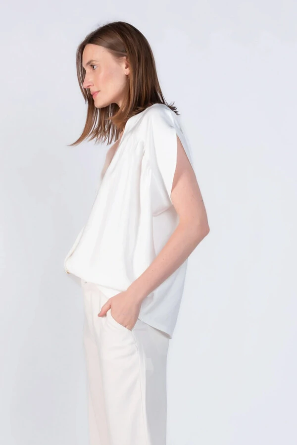 Blusa bata em viscose
