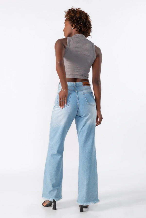 Cropped regata gola alta