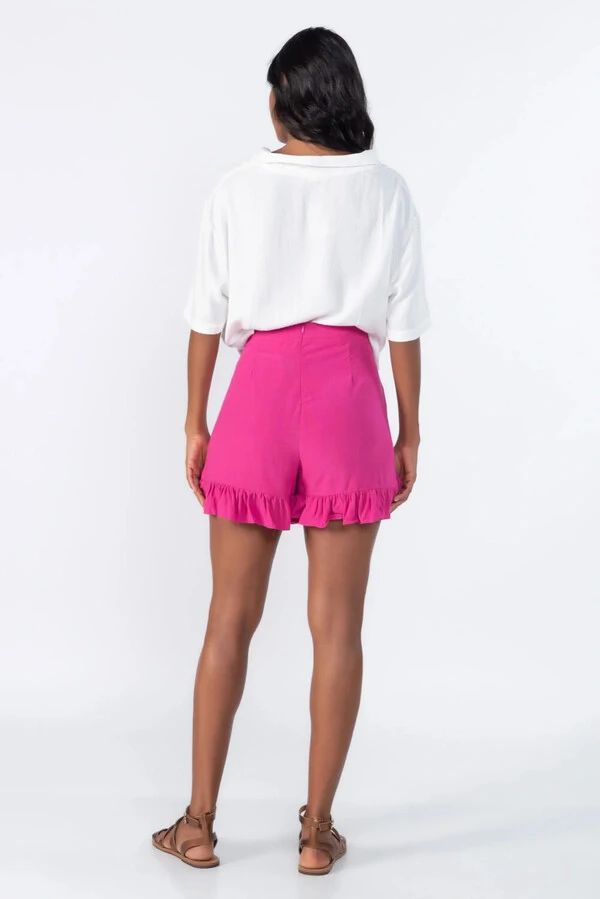 Camisa cropped com botoes