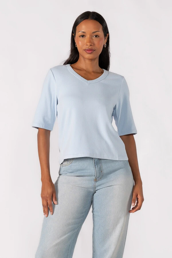 Blusa oversized manga 3/4