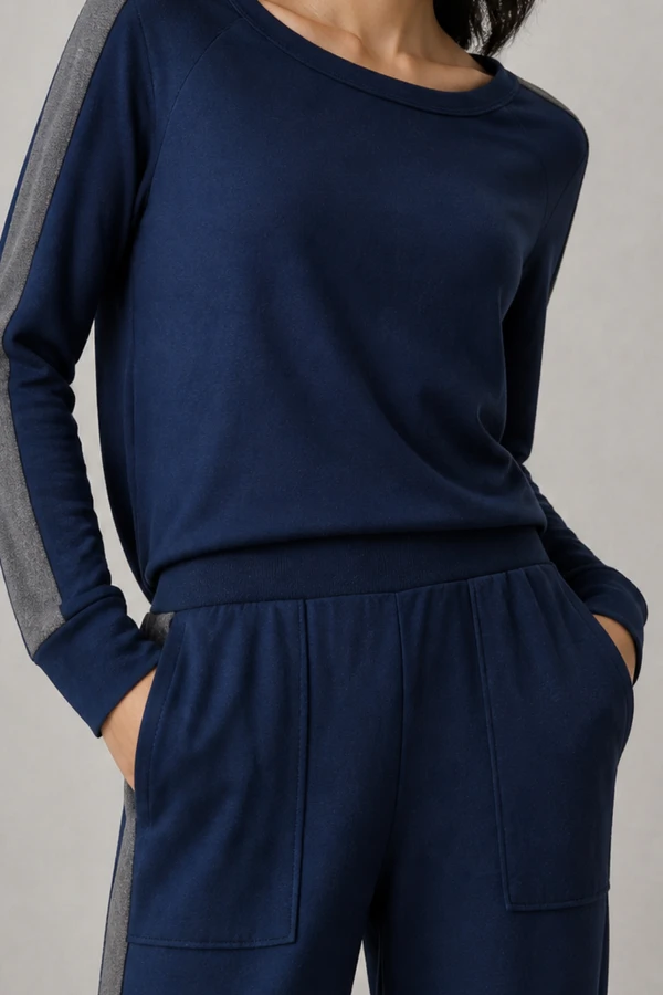 Conjunto calça e blusa em moletinho