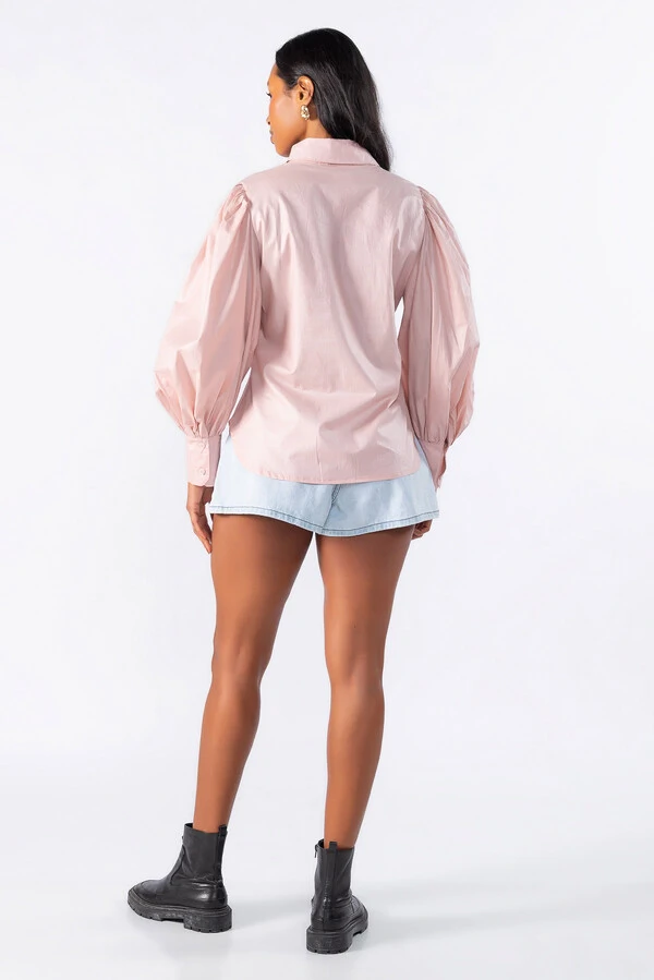 Camisa manga bufante