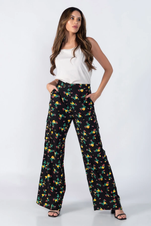 Calca cargo pantalona florida