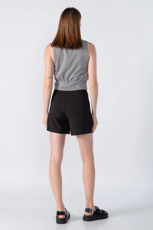 Blusa regata amarracao cintura