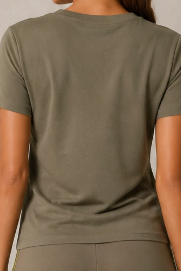 Blusa básica decote v