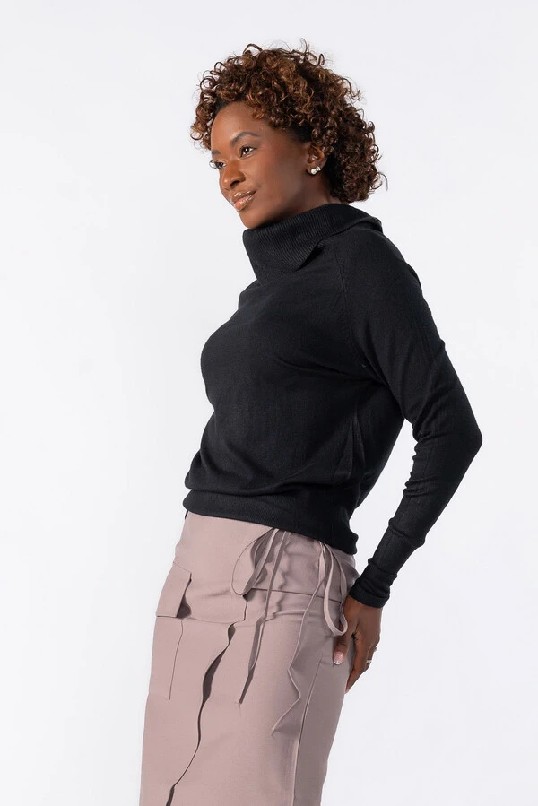 Blusa cacharrel detalhe canelado