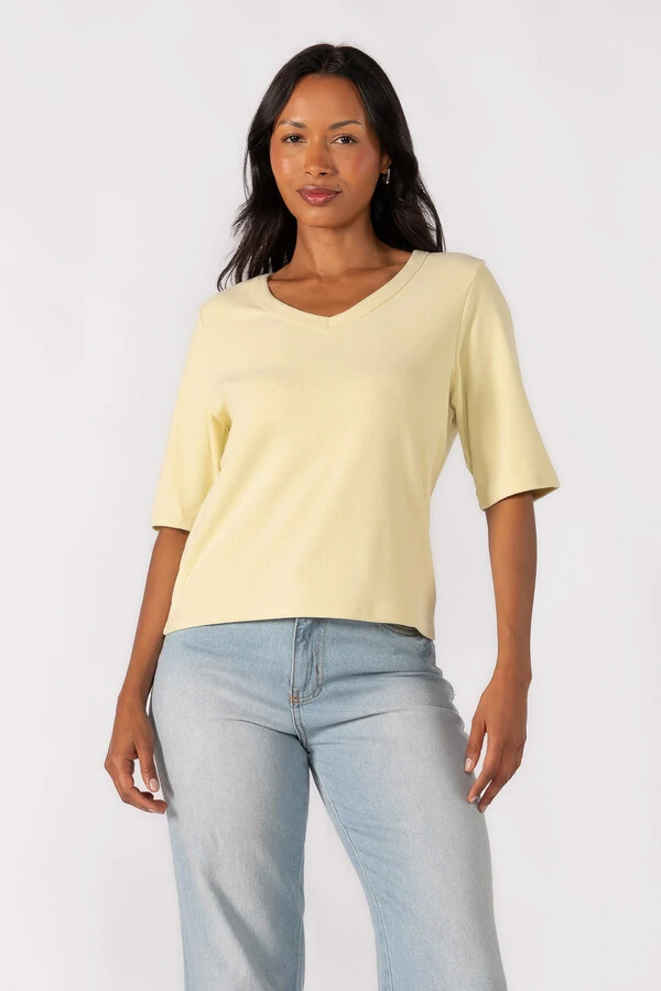 Blusa oversized manga 3/4