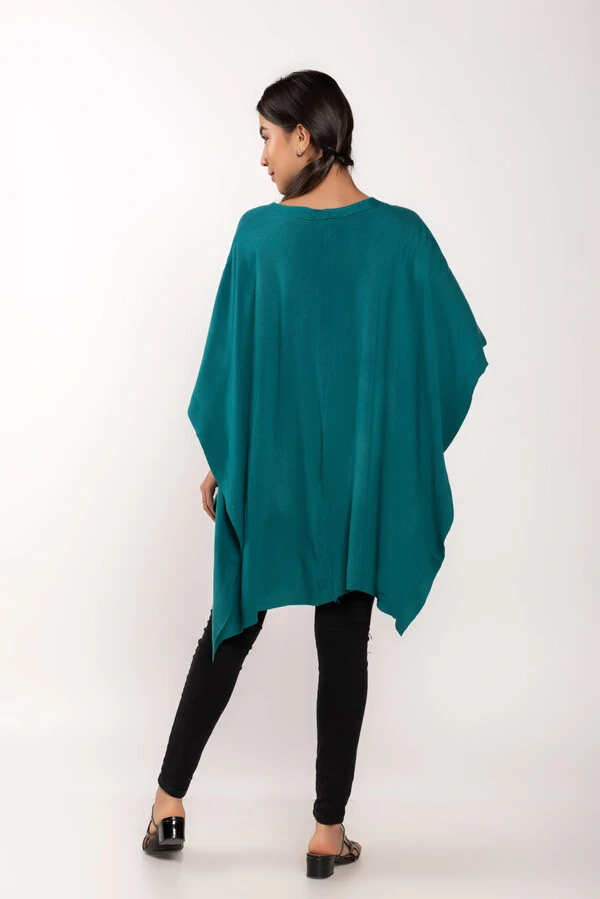 Poncho em viscose