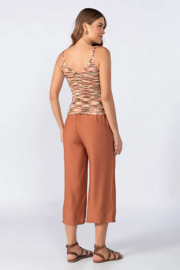 Blusa regata em croche