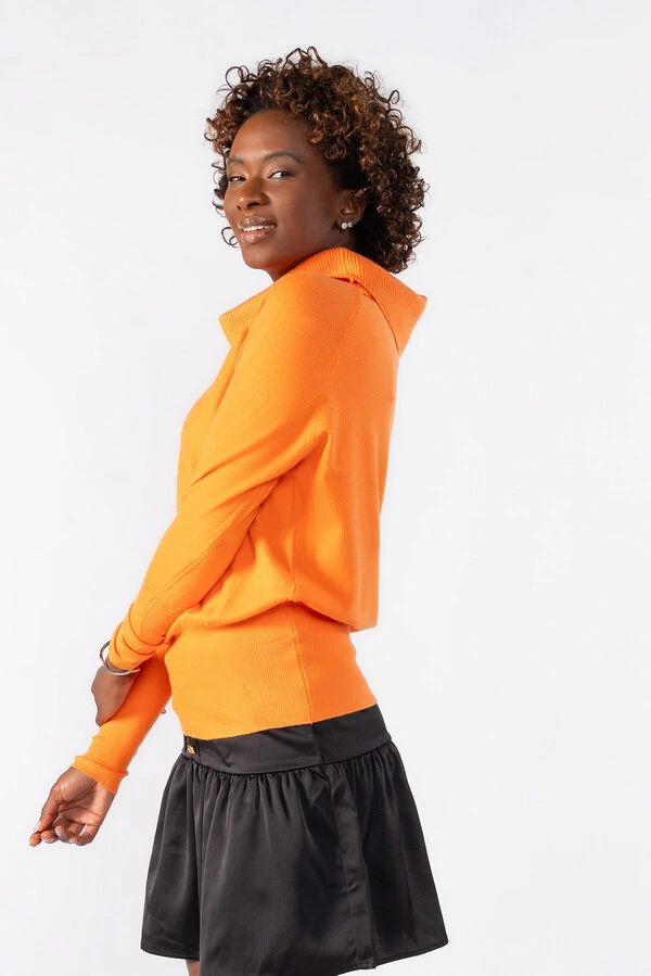 Blusa cacharrel detalhe canelado