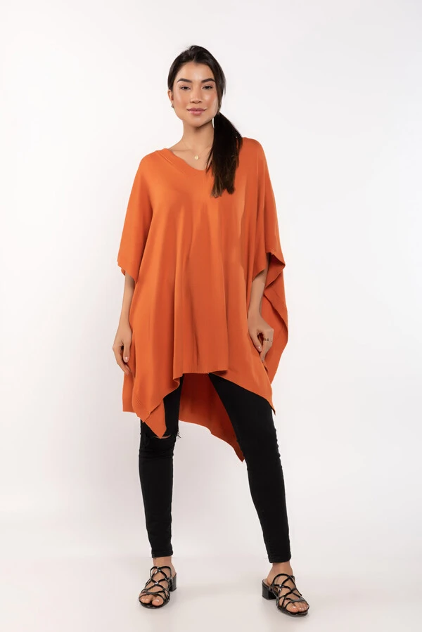 Poncho em viscose