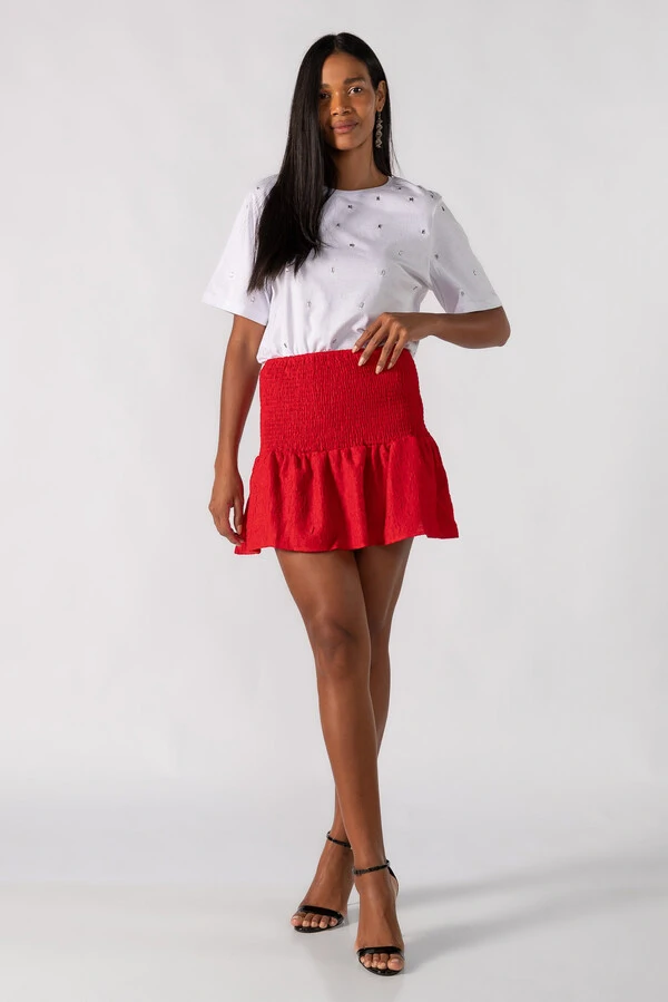 Saia mini com lastex