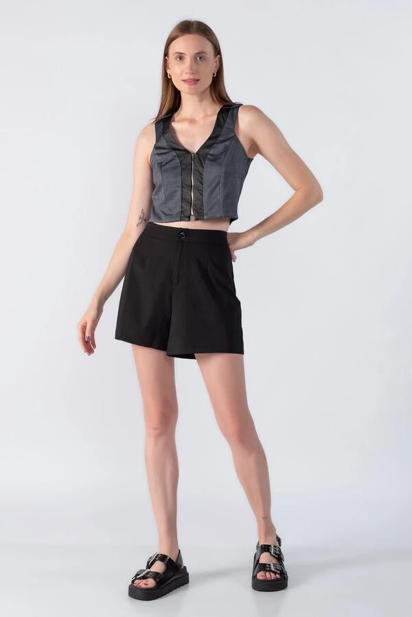 Blusa regata xadrez