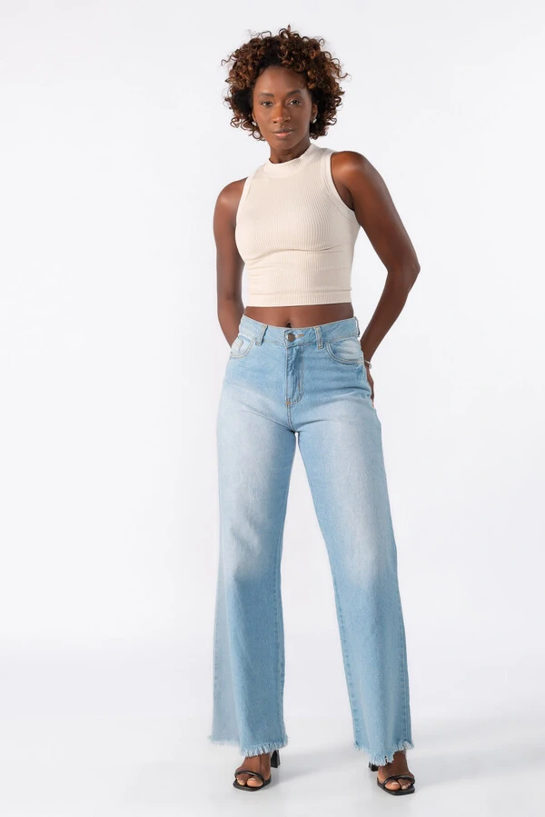 Cropped regata gola alta