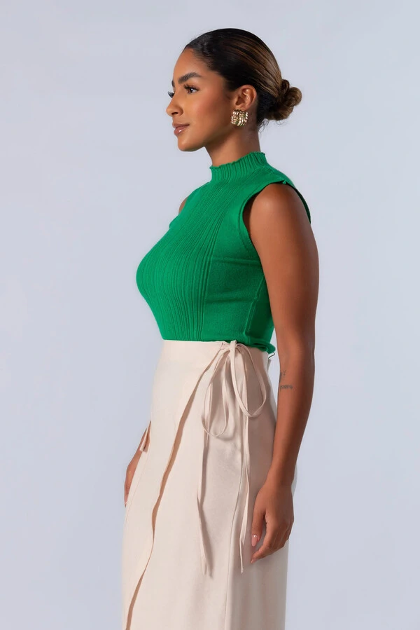Blusa basica em viscose