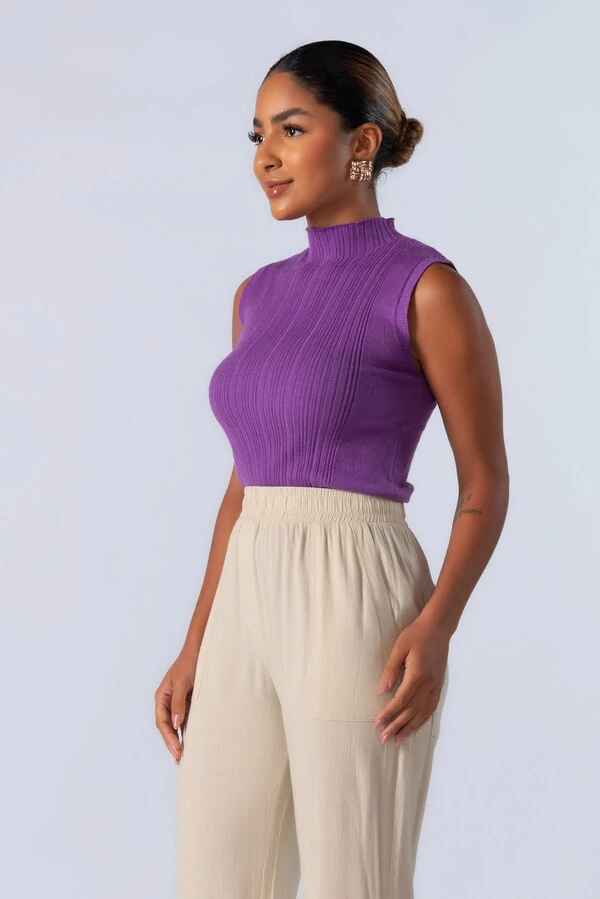 Blusa basica em viscose