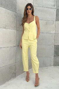 Calça Button Agatha
