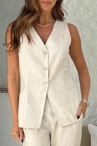 Maxi Colete Linen Sicily