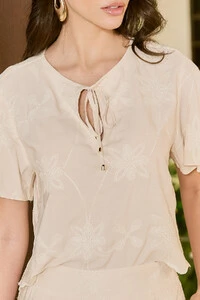 Blusa Bordada Fleur