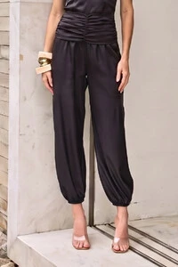 Calça Ballon Malha Jersey Pepita