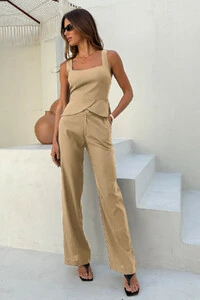 Pantalona Flex Linen Elegance