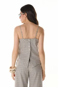 Regata Alça Xadrez Mayfair