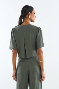 Blusa Button Sensorial