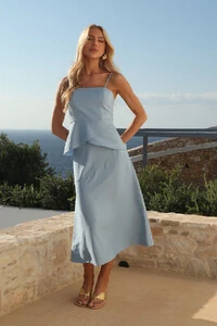Regata Peplum Risca de Giz
