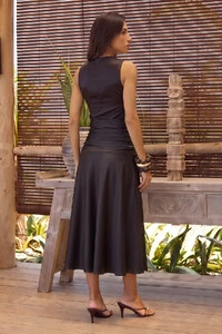 Saia Malha Jersey Pepita
