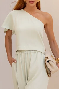 Blusa Um Ombro Celine
