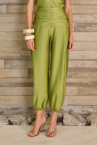 Calça Ballon Malha Jersey Pepita