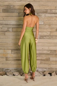 Calça Ballon Malha Jersey Pepita