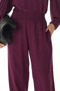 Calça Poa Rayon Jacquard