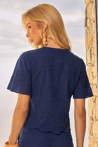Blusa Bordada Fleur
