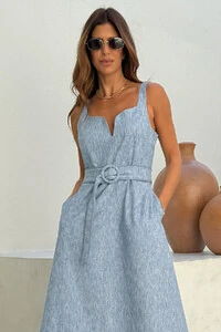 Vestido Linen Sicily