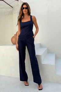 Pantalona Flex Linen Elegance