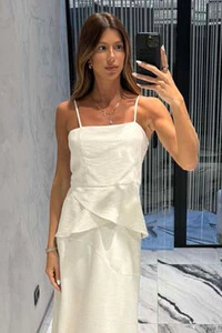 Regata Peplum Risca de Giz