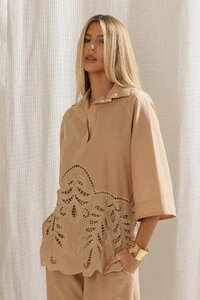 Camisa Bordada Lillia
