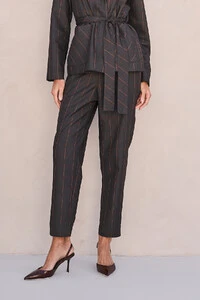 Calça Alfaiataria Check