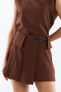 Short Saia Estelle Texture