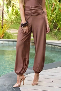 Calça Ballon Malha Jersey Pepita