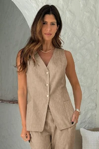 Maxi Colete Linen Sicily